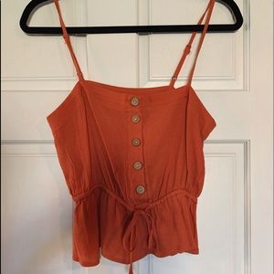 Forever 21 orange tank
